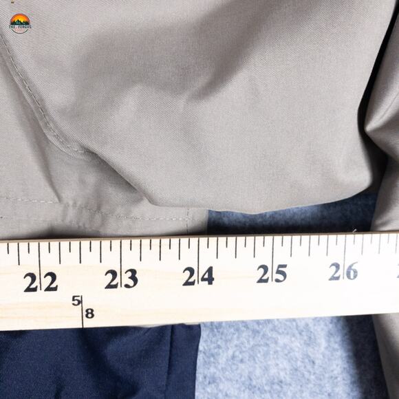 Claiborne Bomber Jacket Tan Blue Long Sleeve Full-Zip Jogger Men's Size Large - Picture 5 of 15